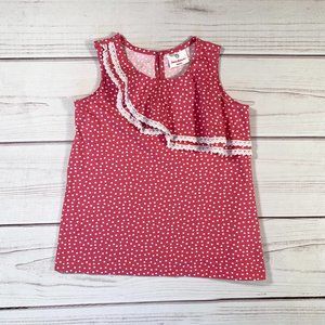 Hanna Andersson Ruffled Top, Size 8-10 (130), NWOT